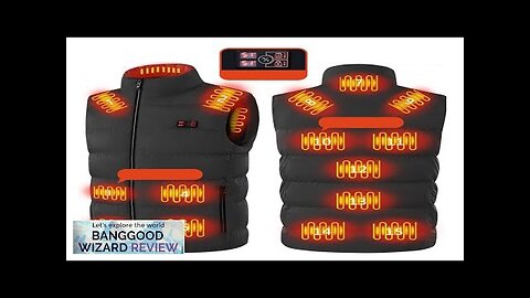 TENGOO HP-15 Heated Vest 15 Areas Heating Temperature with Digital Display USB Review