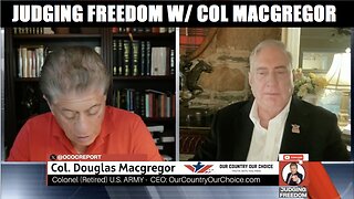 JUDGING FREEDOM W/ COL MACGREGOR. WAR WITH ISRAEL VS IRAN IS IMMINENT. PLEASE SHARE