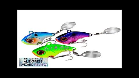 Fishing Lures Wobble Rotating Metal Vib Vibration Bait Winter Fishing 6g 15g Review