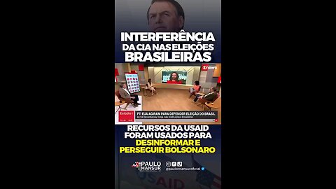 CIA e USAID Interferem Nas Eleições Brasileiras Sob o Comando de Joe Biden.🇧🇷🇺🇲