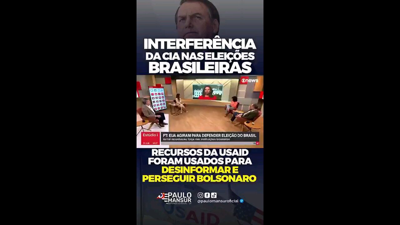 CIA e USAID Interferem Nas Eleições Brasileiras Sob o Comando de Joe Biden.🇧🇷🇺🇲