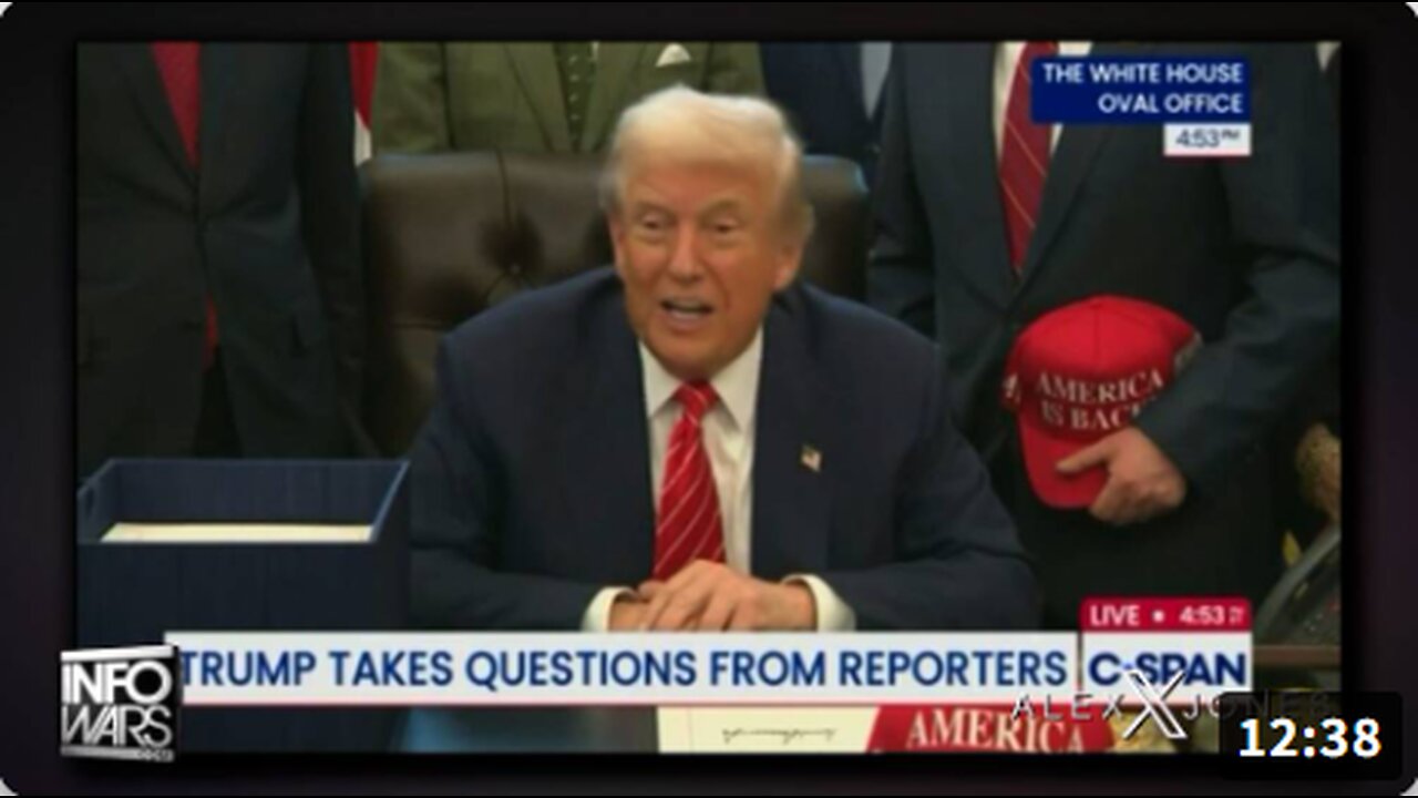 BREAKING VIDEO: "I Think It's Really Time For The Country To Get Onto Something Else, Now That Nothing Came Out About Me- Other Than That It Was A Conspiracy Against Me, Literally, By Epstein & Other People!"