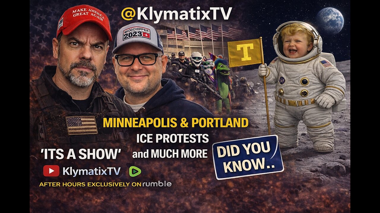 LIVE - ITS A SHOW! BABY TRUMP CLAIMS MOON, EPSTEIN UPATES, ICE PROTEST ALL OVER, TOMMY, AND MORE!!