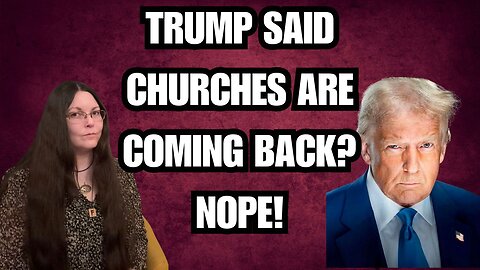 Trump: “The Churches Are Coming Back!” – A Pagan Witch Responds