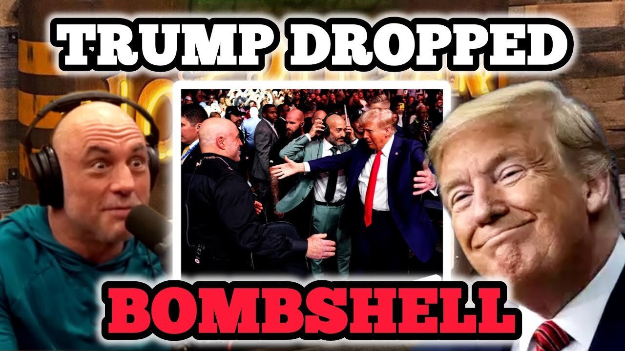 You Won’T Believe What Trump Whispered To Joe Rogan.