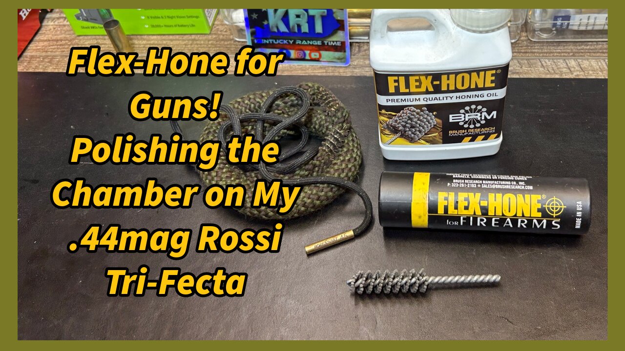 Flex-Hone for Firearms, Polishing the Chamber on my Rossi .44mag Tri-Fecta.