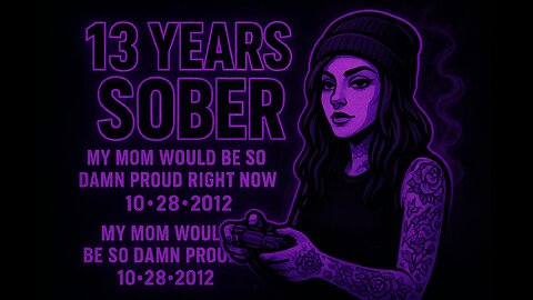 “13 Years Sober. Still Standing. Still Slayin’. 💜 Battlefield 6: RedSec Royale 🖤