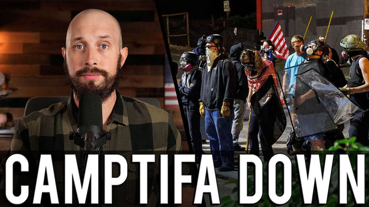 Portland Police Finally Demolish Antifa ICE Camp | National Guard Deployment Eve