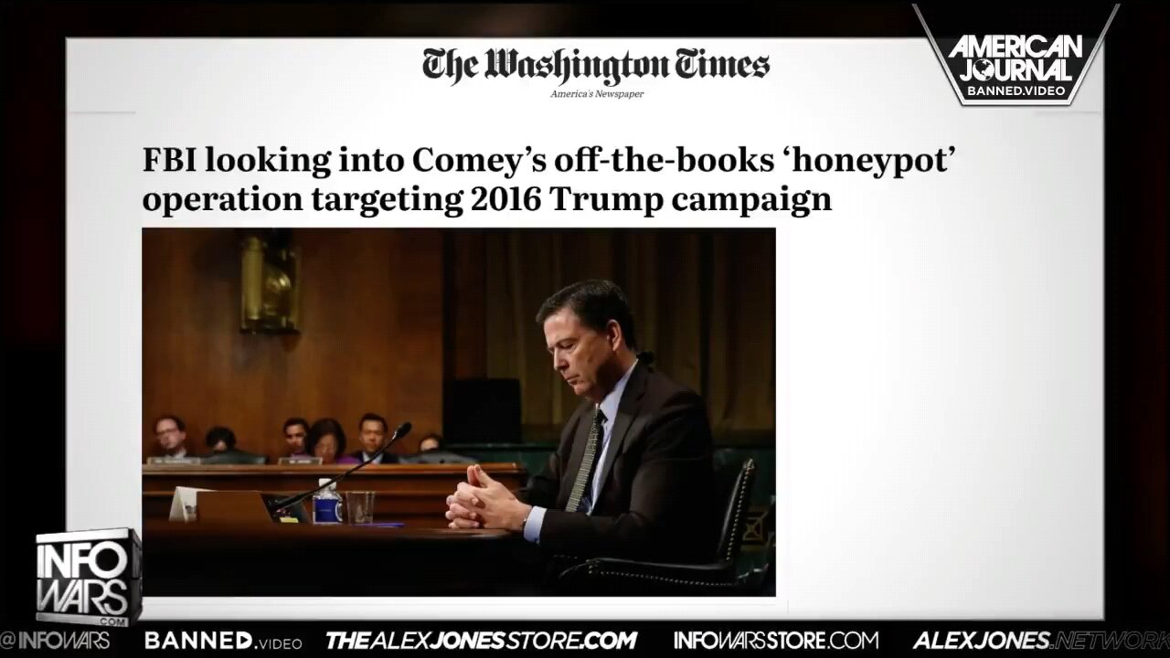 FBI Launches Probe into James Comey’s Unofficial ‘Honeypot’ Operation Targeting 2016 Trump Campaign
