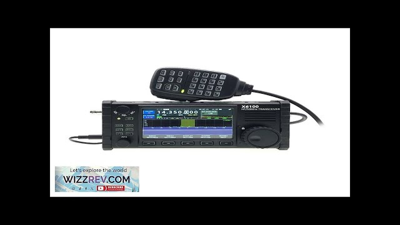 X6100 50MHz All Mode HF Transceiver Portable SDR Transceiver with Antenna Tuner Review