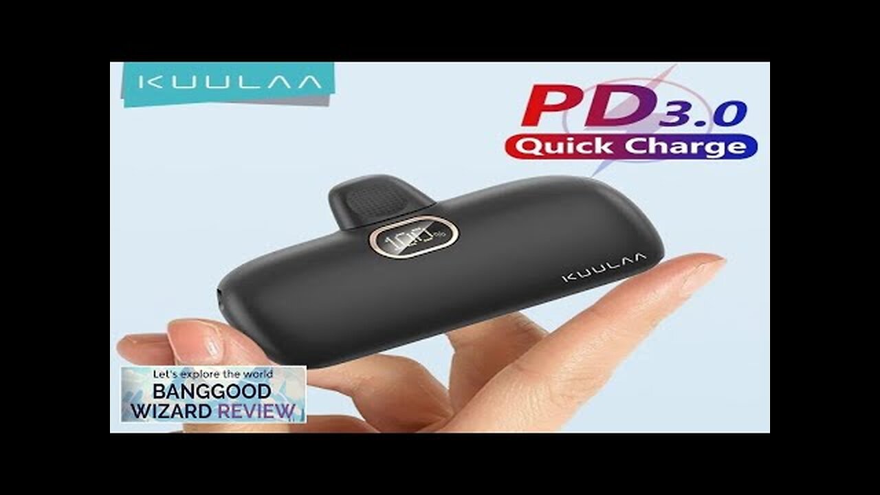 KUULAA Mini Power Bank 5000mAh Power Bank QC PD Fast Charging Review