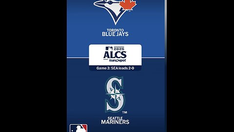 Toronto Blue Jays vs Seattle Mariners | MLB 2025 Oct 15 league championship series Game 3