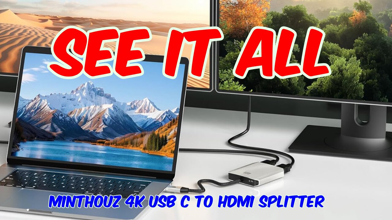 Minthouz 4K USB C to HDMI Splitter Review