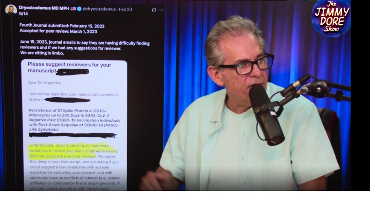 Yale Scientist Confirm mRNA Vaccine Cause Post Vaccination Syndrome - Jimmy Dore