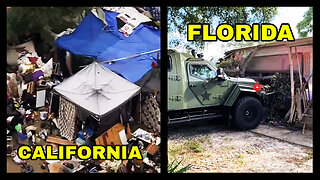 Homeless Encampments: California VS Florida