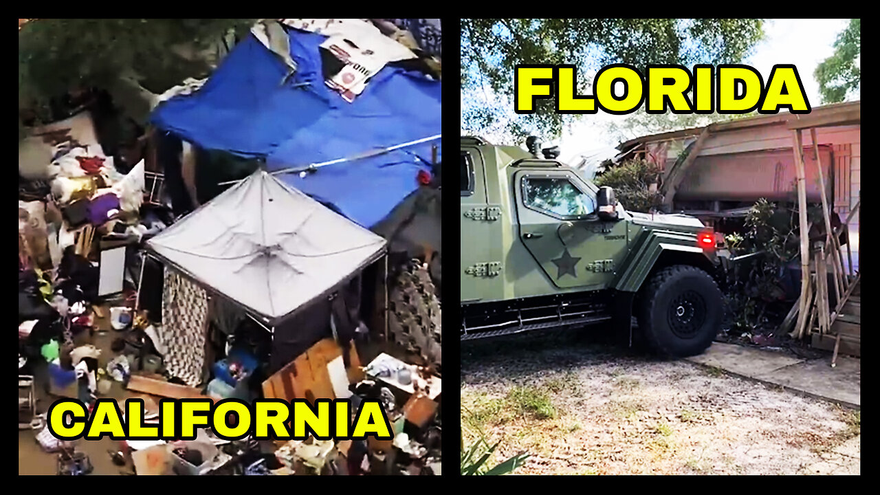 Homeless Encampments: California VS Florida
