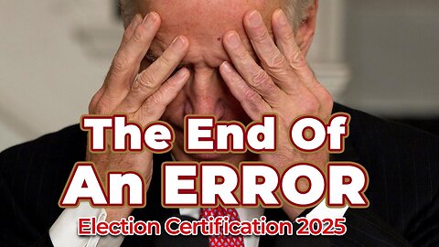 The End of an ERROR!
