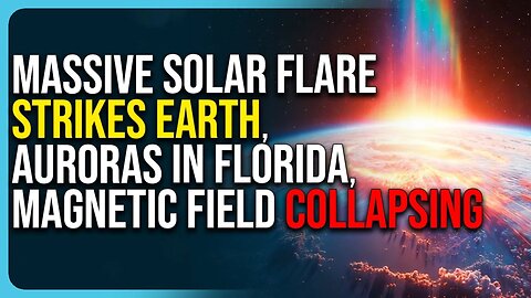 Massive Solar Flare Strikes Earth, Magnetic Field Collapsing ⚡ Timcast IRL