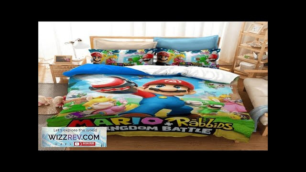 Super Mario Rabbids Kingdom Battle Charging Up Bedding Set Review