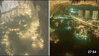 Drone's Footage Of Underground Cities In America