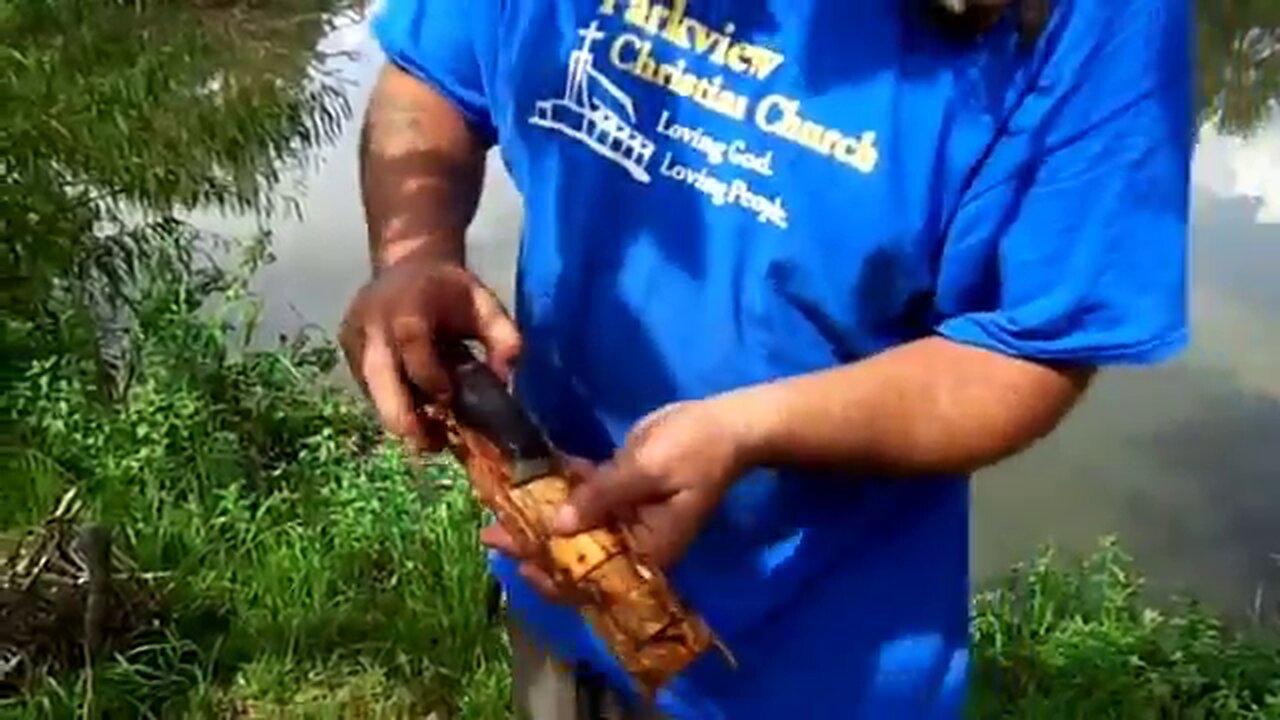 PRIMITIVE SURVIVAL, Simple Bark Knife Sheath