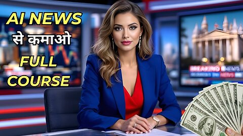 Full Course - How to create ai news channel | How to make Ai news channel kaise banaye