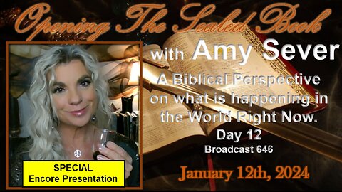 01/12 SPECIAL Encore Presentation of Today’s Scripture! SPECIAL Communion!