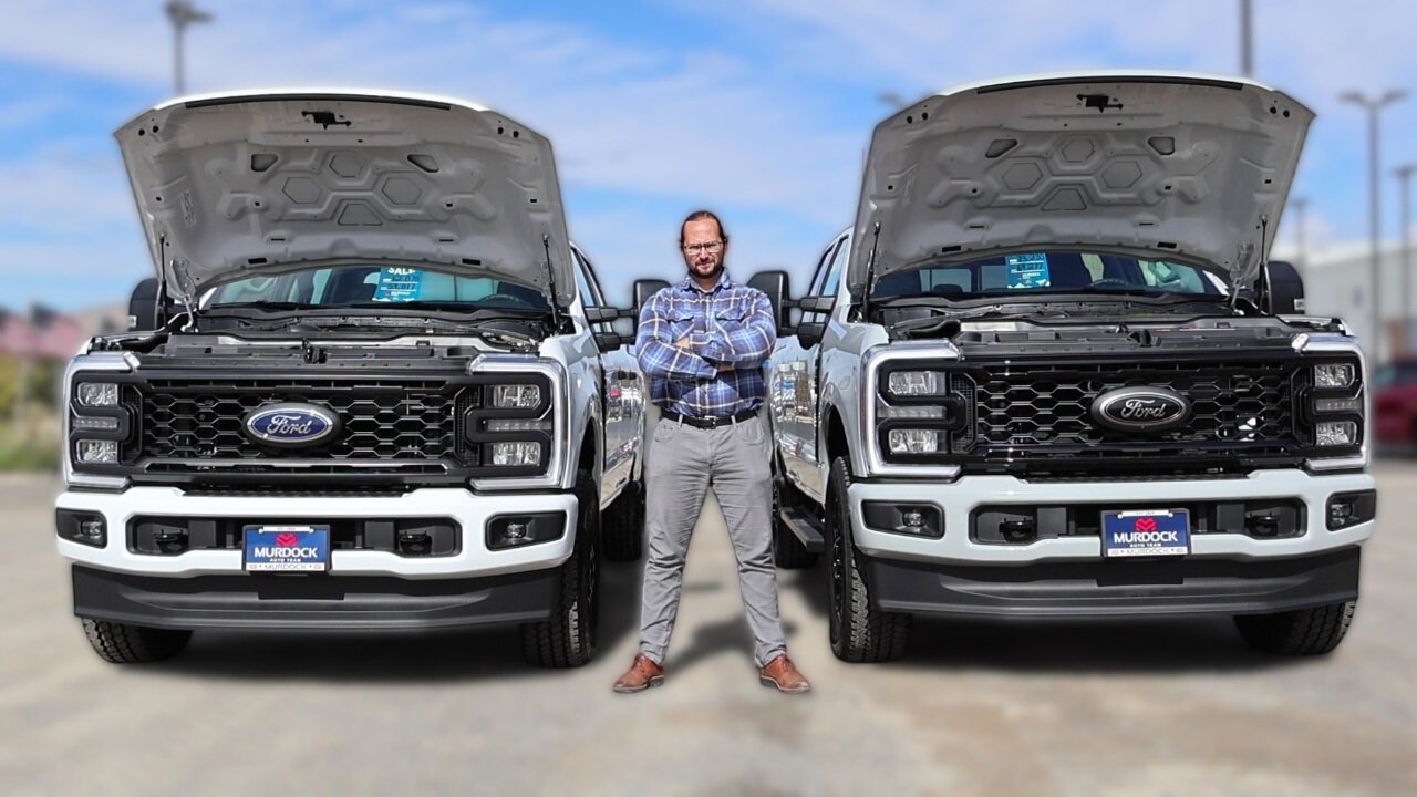 Godzilla vs Minizilla! //2026 Super Duty 7.3L V8 vs 2026 Super Duty 6.8L V8//