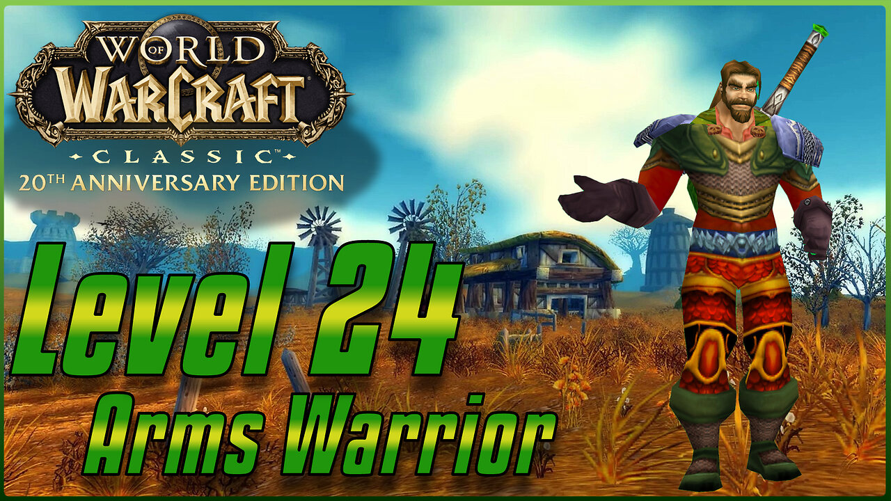 🔴LIVE - WoW CLASSIC - LVL 24 WARRIOR