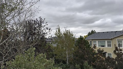 A cloudy day outside