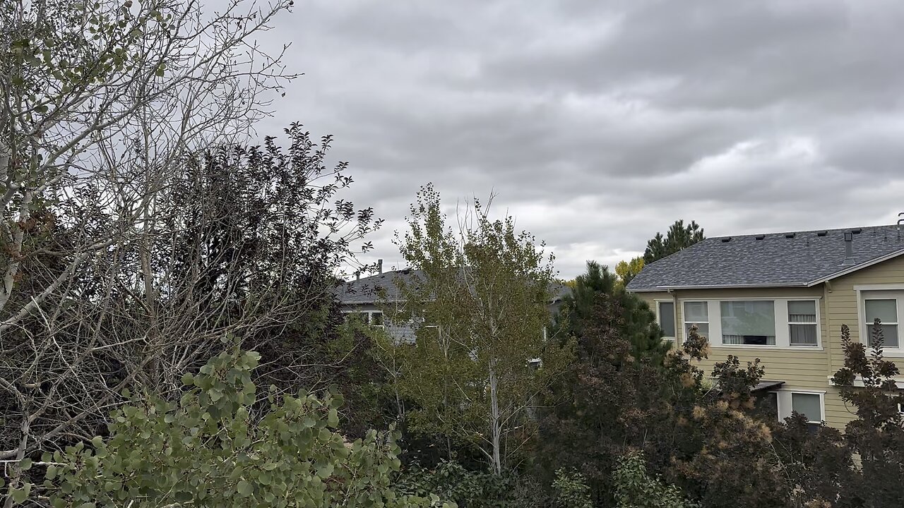 A cloudy day outside
