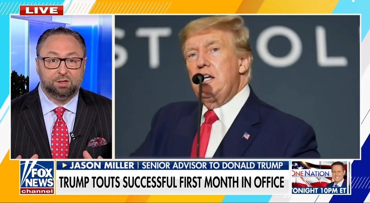 Trump's First Month In Office Has Been Historic: Jason Miller