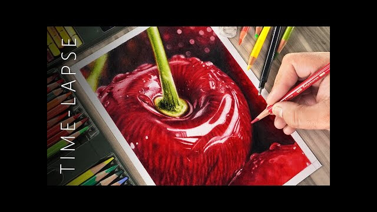 Cool Cherry Drawing Time-lapse!