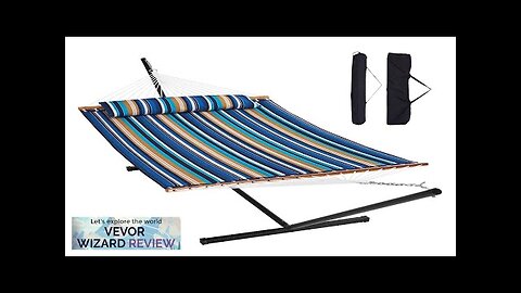 VEVOR Two Person Hammock with Stand Included Heavy Duty 480lb Capacity Double Review