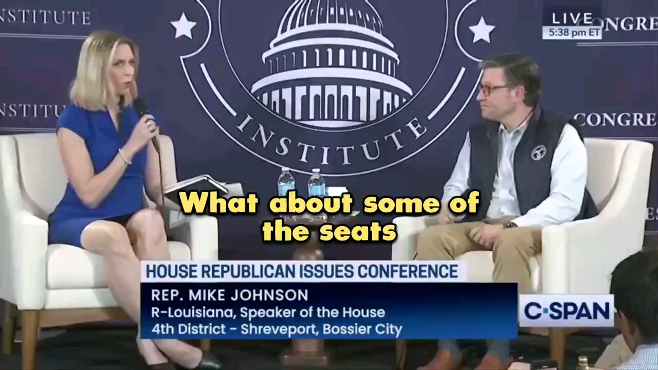 So they stole House seats In California? That’s what Mike Johnson just said. Republicans were ahead