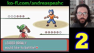 Let's Play! Pokémon Emerald Legacy part 2 Brawly THE BIG HIT!