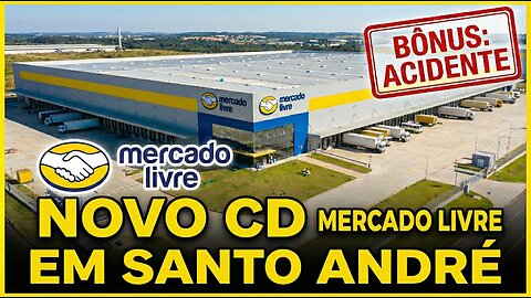 Flying over Santo André, from the new Mercado Livre distribution center to the accident in Mauá!