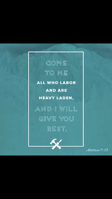 Finding rest in Jesus