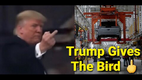 Trump EXPLODES at Ford Plant: Flips Off Worker Screaming At Him & Mouths 'F*CK YOU' On Camera!