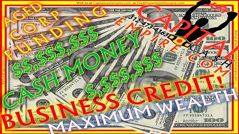 Max BUSINESS CREDIT! Business Corporations Funding, Aged Shelf Corp $1M Business Lines & Loans