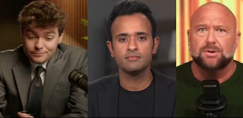 Vivek Ramaswamy’s Explosive Demand: Unban Nick Fuentes & Alex Jones on YouTube for Free Speech! 