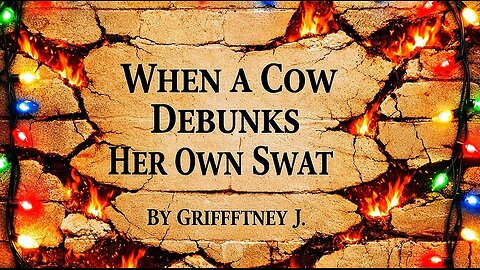 THE COW CAN SEE CLEARLY NOW HER LIES ARE OUT IN FULL VIEW.