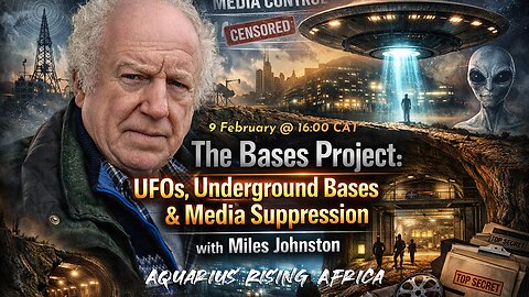The Bases Project: UFOs, Underground Bases & Media Suppression with Miles Johnston