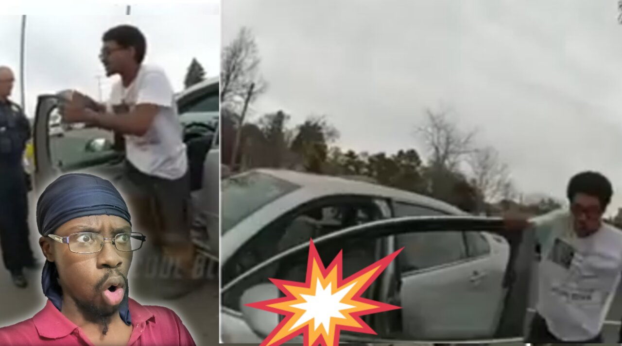 Teen Nearly Risked it all Over a Holla in the Parking Lot Late to Work w/ a Dragging Muffler