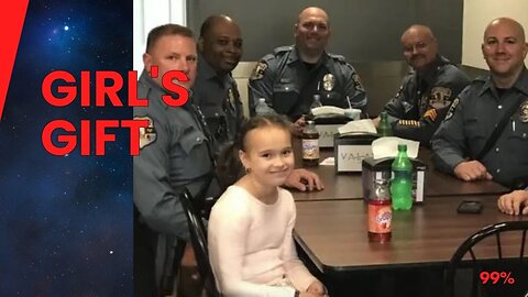 GIRL'S HEARTWARMING ACT OF KINDNESS TO COP! Officer's Response SHOCKS EVERYONE!