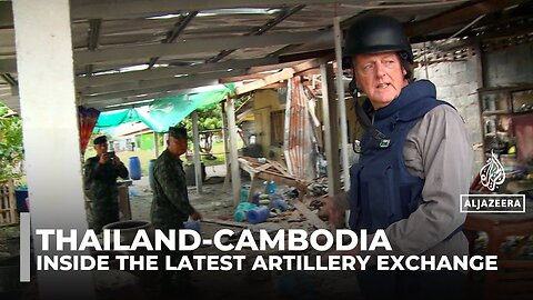 Thai military shows media border damage as new Cambodian rocket barrage hits
