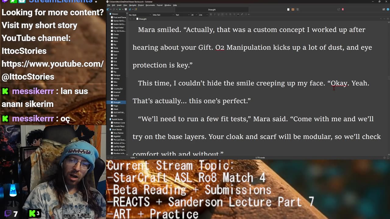 Beta Reading + REACTS + Commentary + Sanderson Part 7! Wheel of Time! Enter Art Arc: Drawing 101! Starcraft ASL Ro8 Match 4 !discord !powerlevel !fantasy