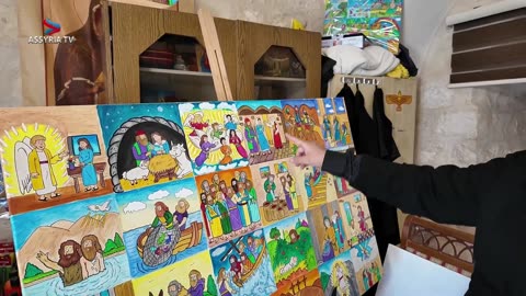 Monk Boulus Khano-calligrapher and Bibel illustrator