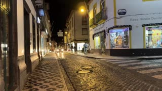 LIVE: Ponta Delgada Walk cloudy Wednesday, Sao Miguel Azores Portugal - 15.10.2025 #Autumn