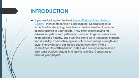 Best Stone Work in Victor Harbor - Goolwa